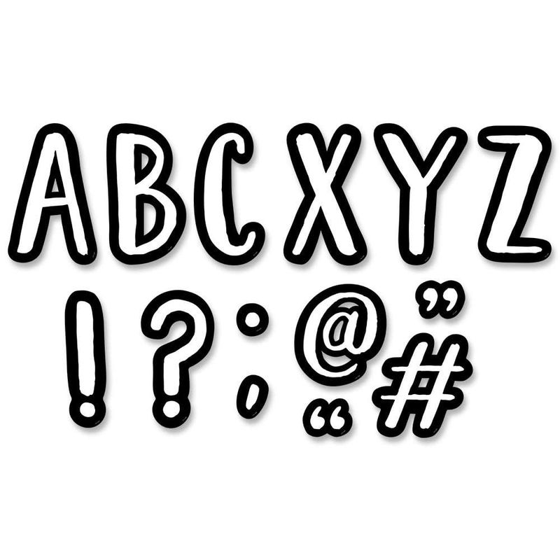 7" Designer Cafe Letters