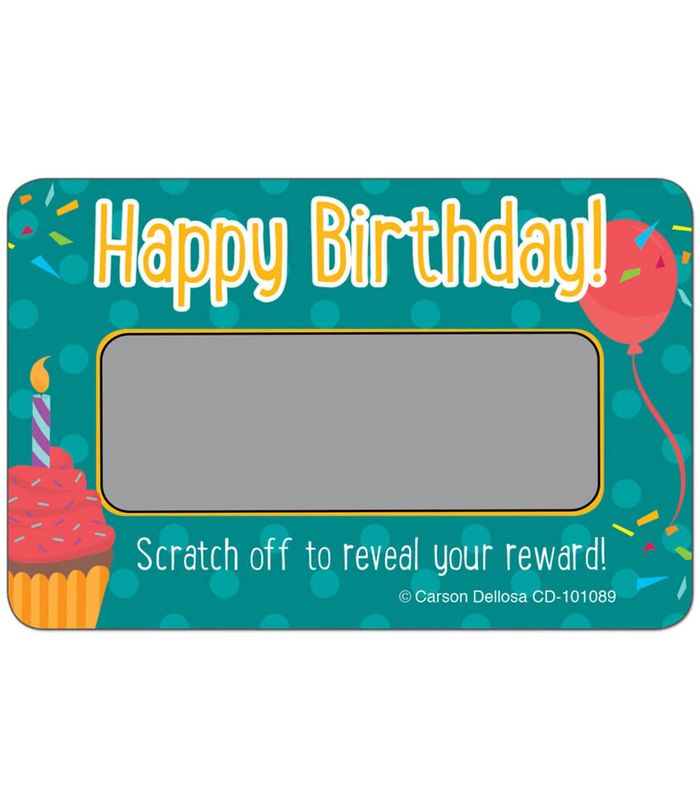 Happy Birthday! Scratch Off Awards & Certificates
