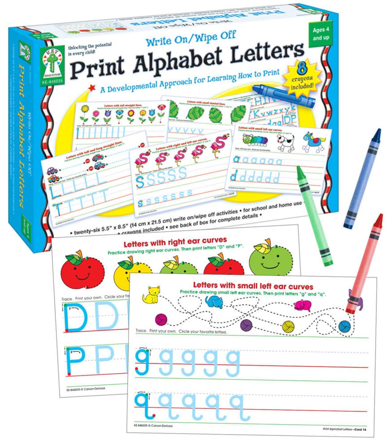 Print Alphabet Letters Manipulative Grade PK-1