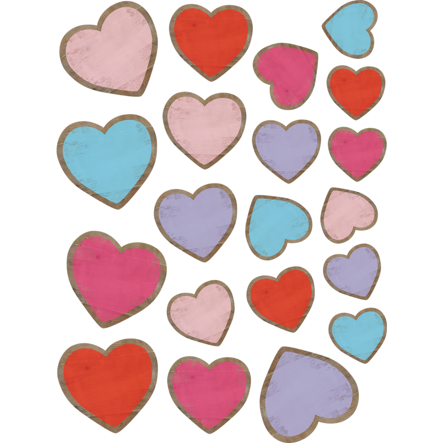 Home Sweet Classroom Hearts Accents Assorted Sized