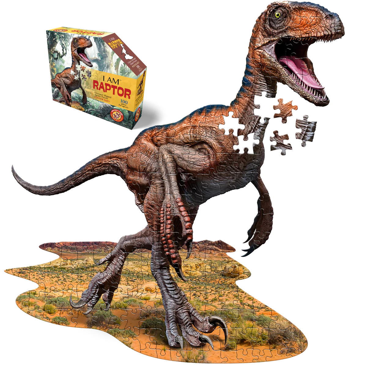 I AM RAPTOR 100 pcs Puzzle