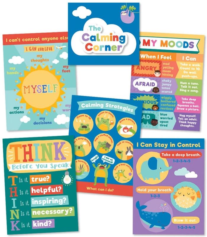 Calming Strategies Chart Set