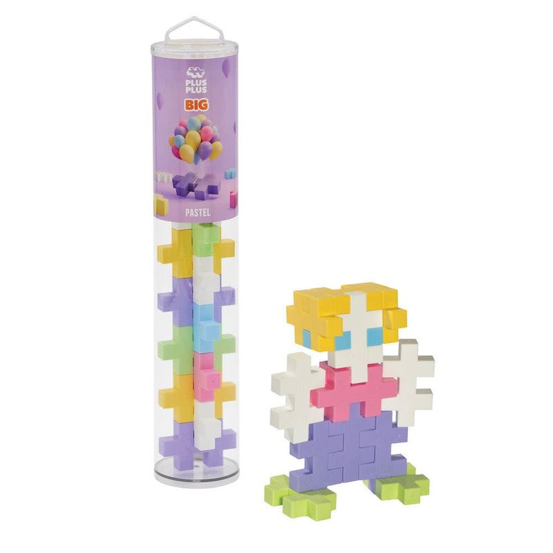 PLUS PLUS® BIG 15 PC Tube - Pastel