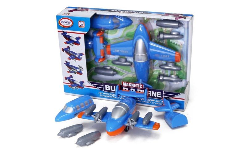 Magnetic Build-A-Plane (Assorted Colors)