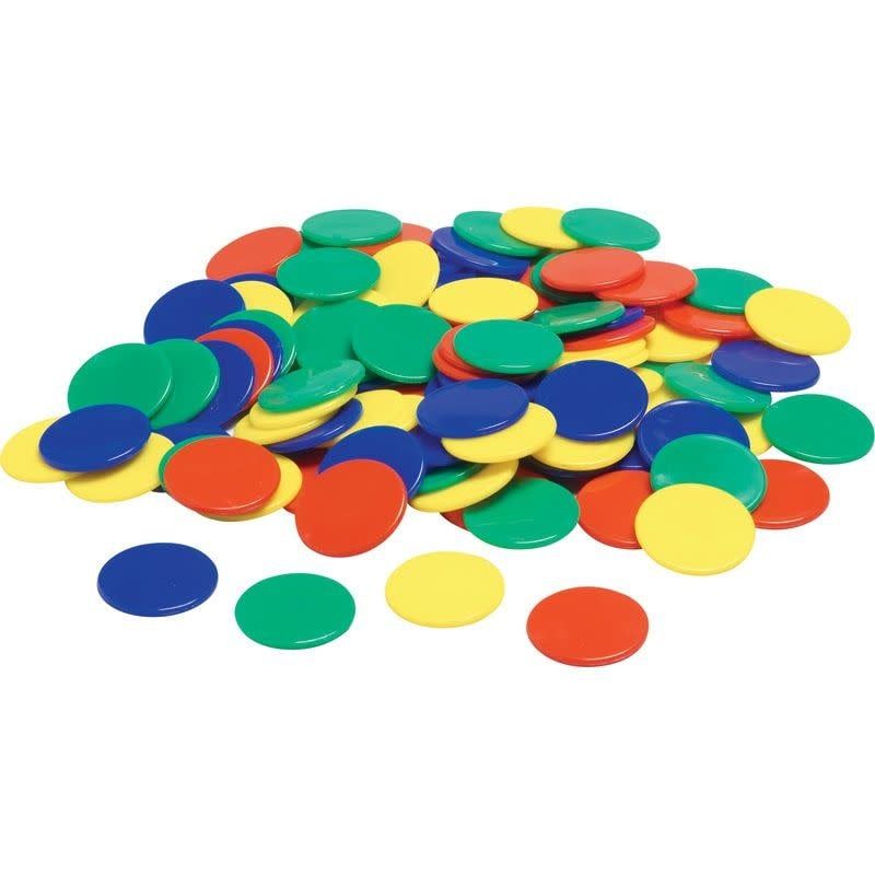 Color Counters, 4 Clrs, 100