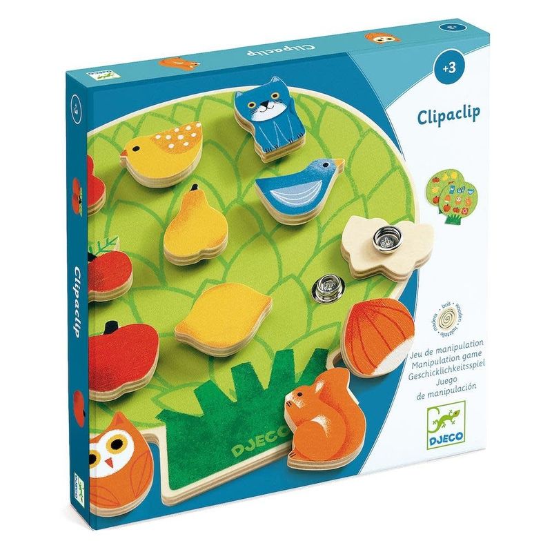 Clipaclip Snapping/Sequencing Wooden Skill Boards