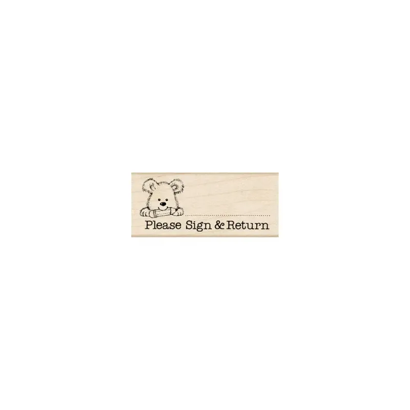 Please Sign & Return Pup Stamp