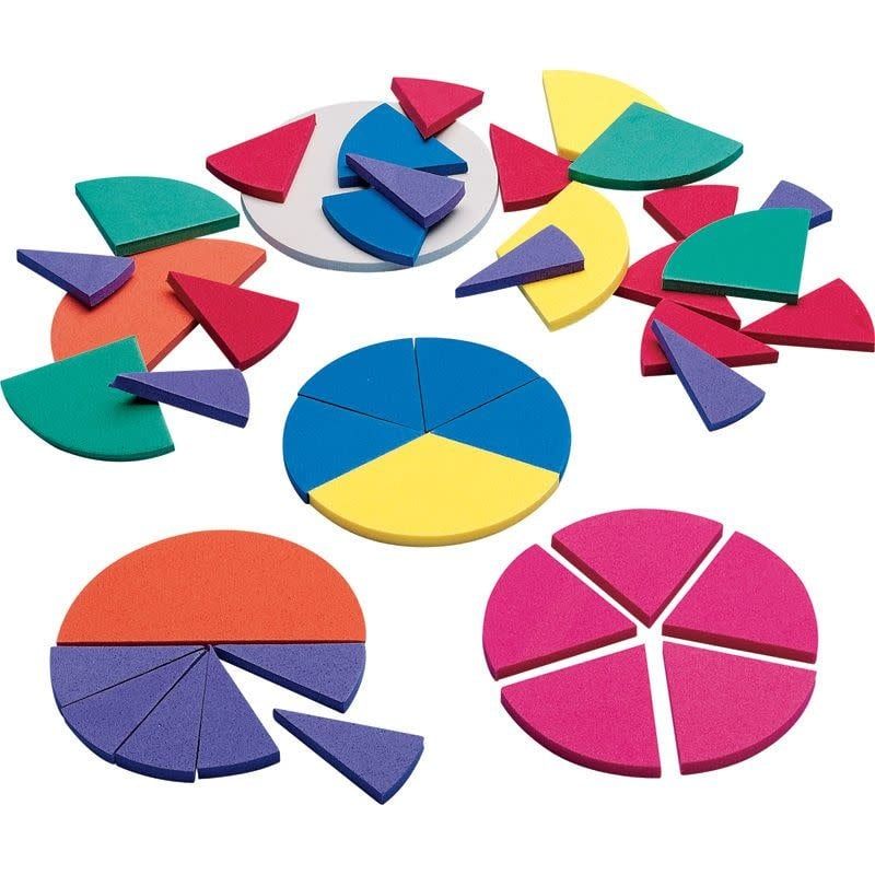 Foam Fraction Circles
