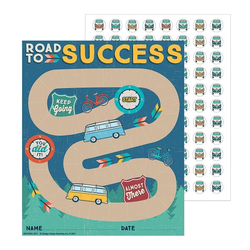 Adventurer Mini Reward Chart w/Stickers