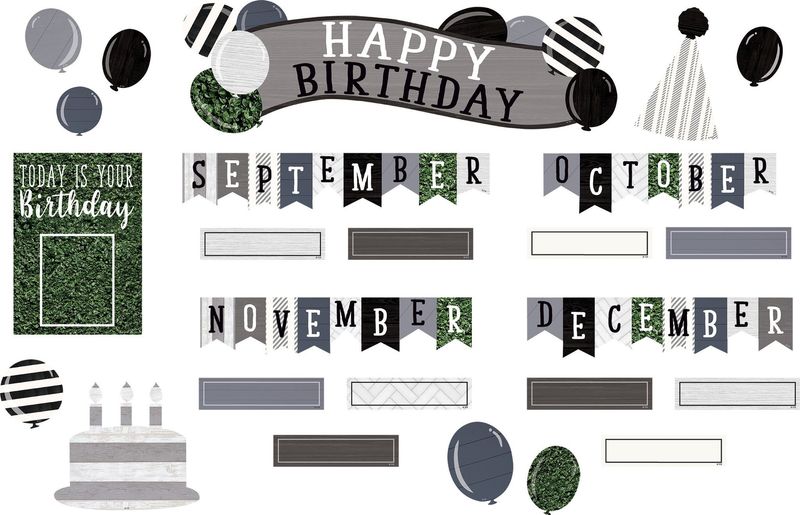 Modern Farmhouse Happy Birthday Mini Bulletin Board