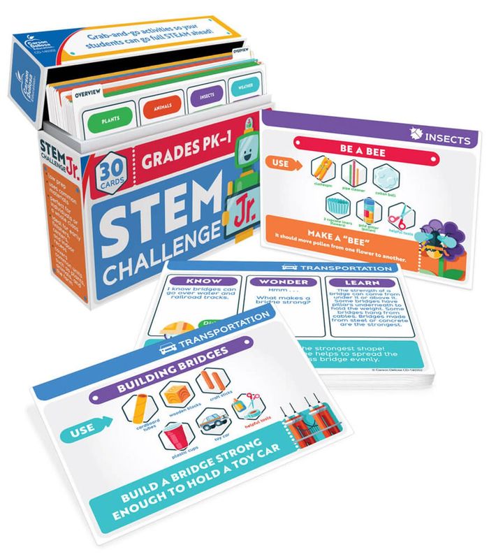 STEM Challenge, Jr. Learning Cards Grade PK-1
