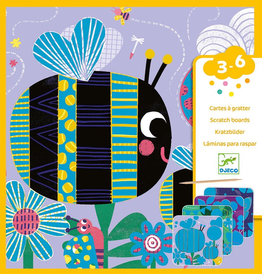 Bugs Scratch Card Activity Set
