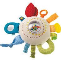 Rainbow Round Teether Cuddly