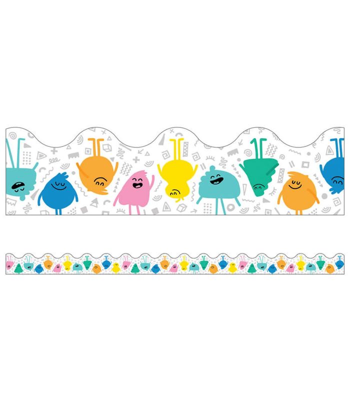 *Happy Friends Scalloped Bulletin Board Borders