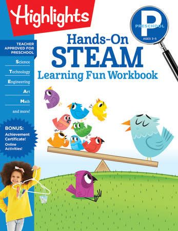 Highlights Learning Fun Workbooks: Preschool Hands-On STEAM Learning Fun Workbook