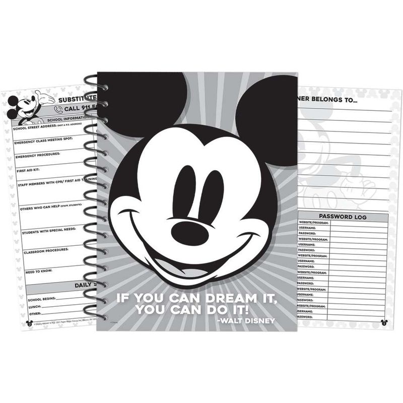 Mickey Mouse Throwback Lesson Plan Book