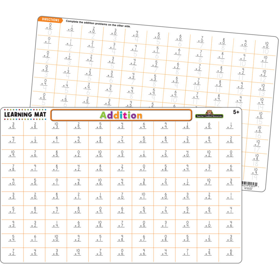 Addition Learning Mat
