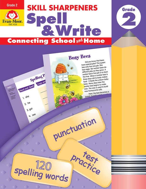 Skill Sharpeners: Spell & Write, Grade 2
