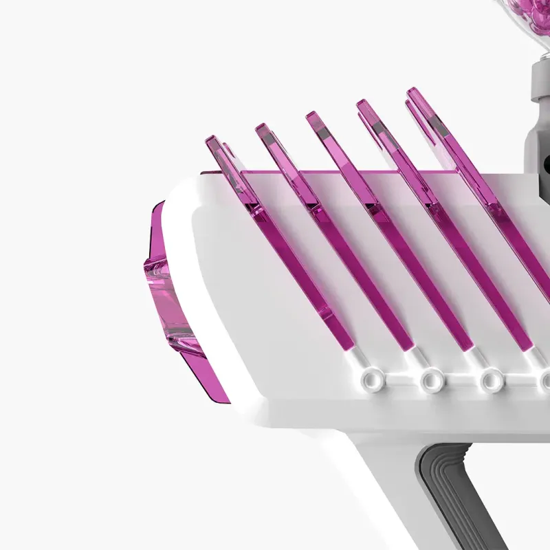 *GEL Blaster Surge Custom Fins And Tips - Purple