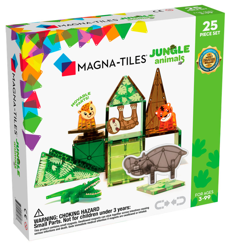 Magna-Tiles® Jungle Animals 25-Piece Set