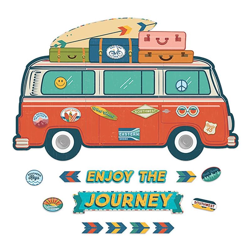 Adventurer  Enjoy the Journey Giant Van Bulletin Board Set