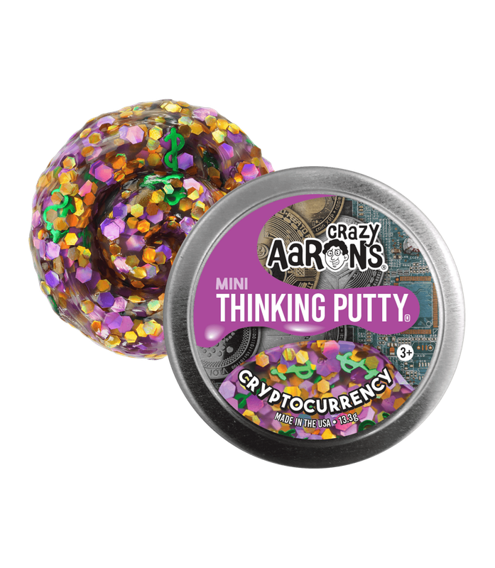 Crazy Aaron's® - Mini Thinking Putty® (Cryptocurrency)