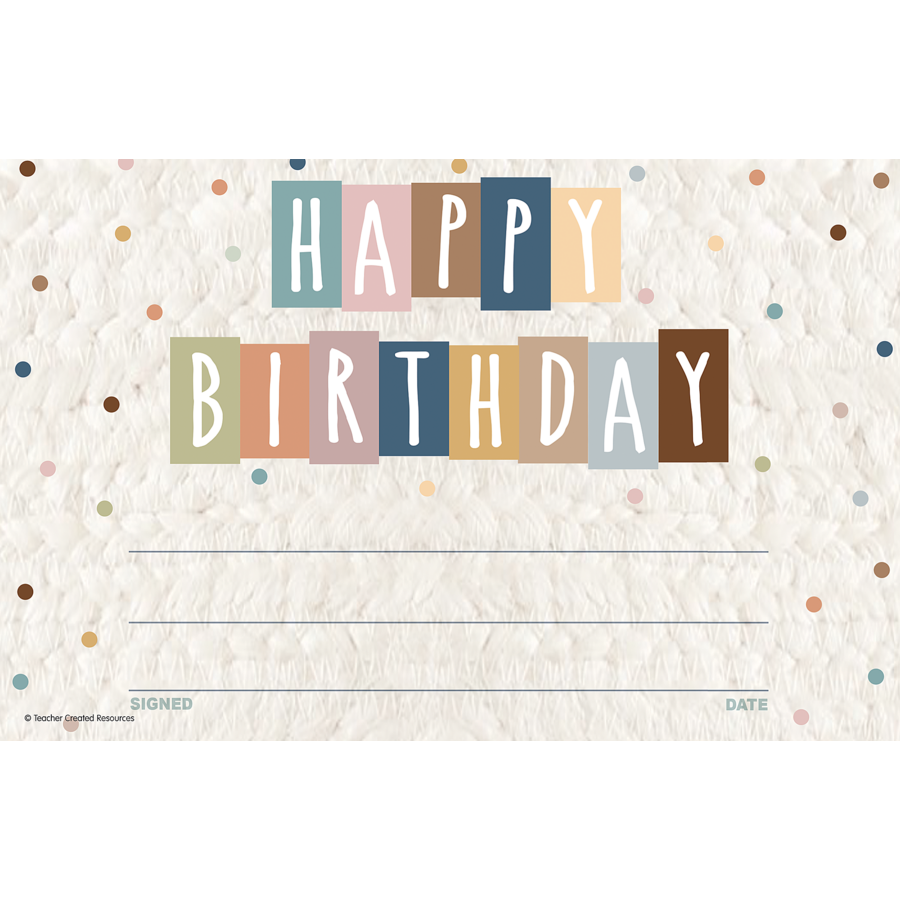 Everyone is Welcome Happy Birthday Awards