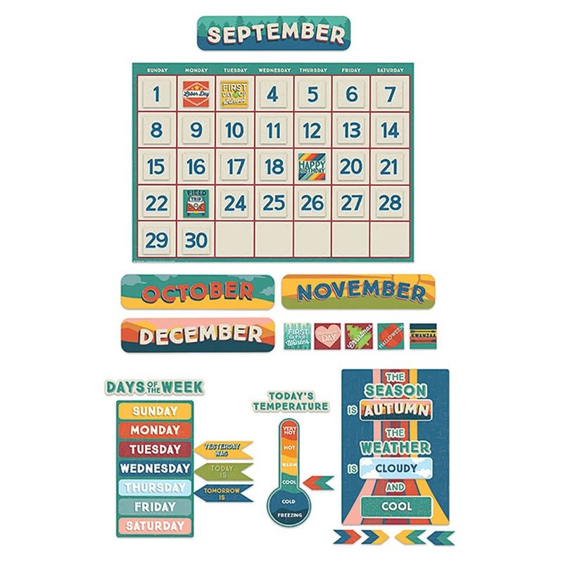 Adventurer  Calendar Bulletin Board Set