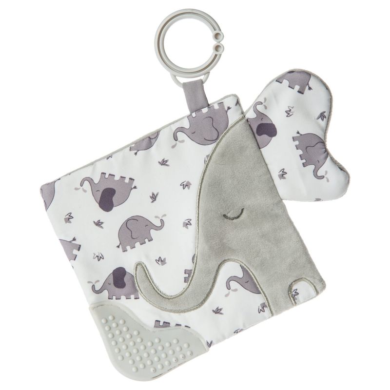 Afrique Elephant Crinkle Teether - 6x6"