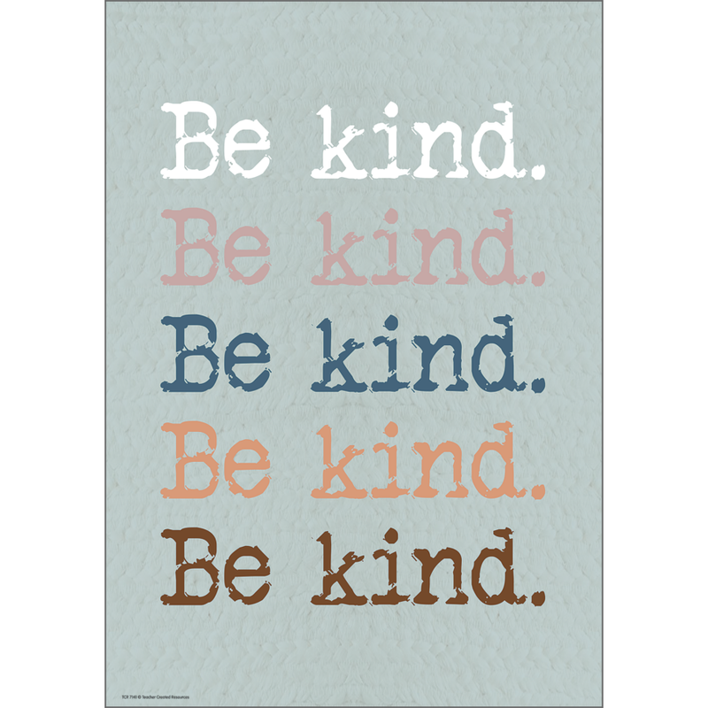 Everyone is Welcome Be Kind Positive Poster
