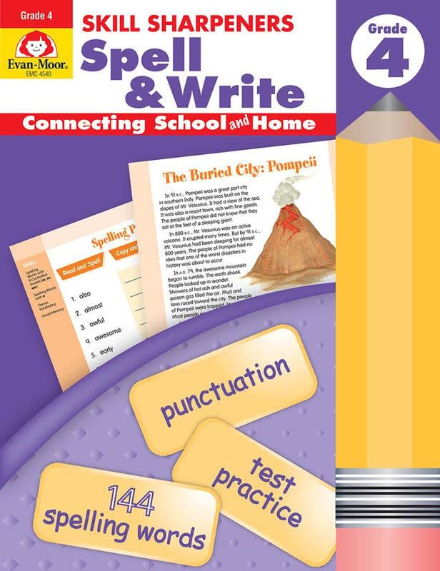 Skill Sharpeners: Spell & Write, Grade 4