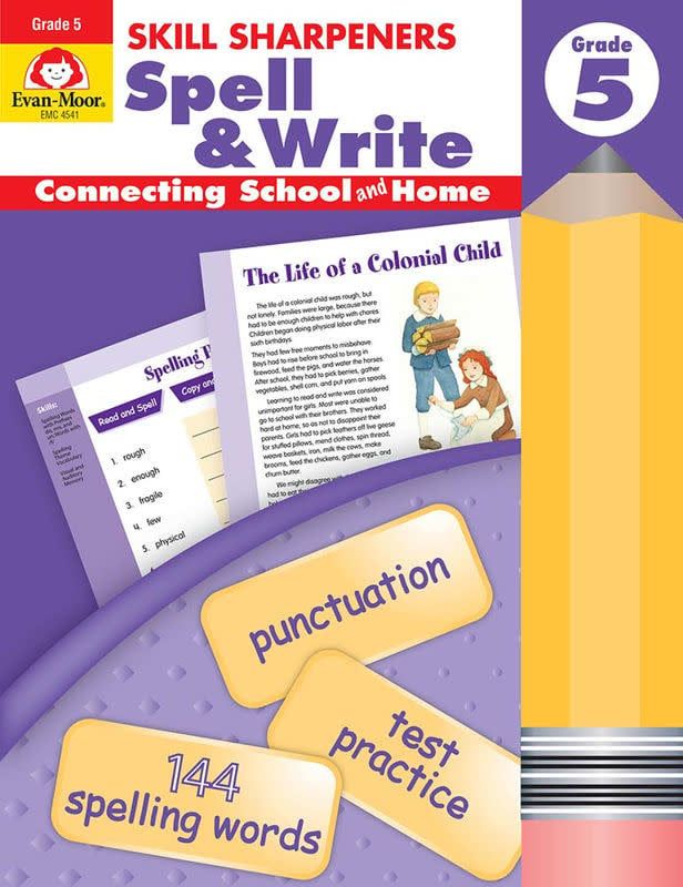 Skill Sharpeners: Spell & Write, Grade 5