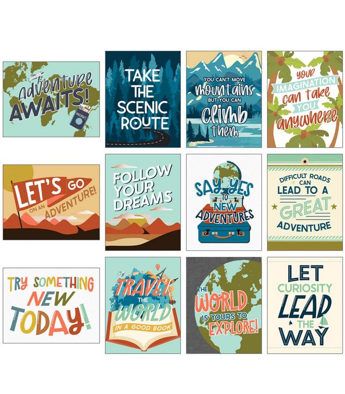 Let's Explore Mini Posters: Let's Explore Poster Set