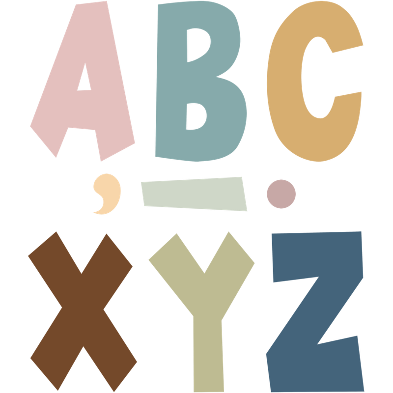 Everyone is Welcome 7" Fun Font Letters