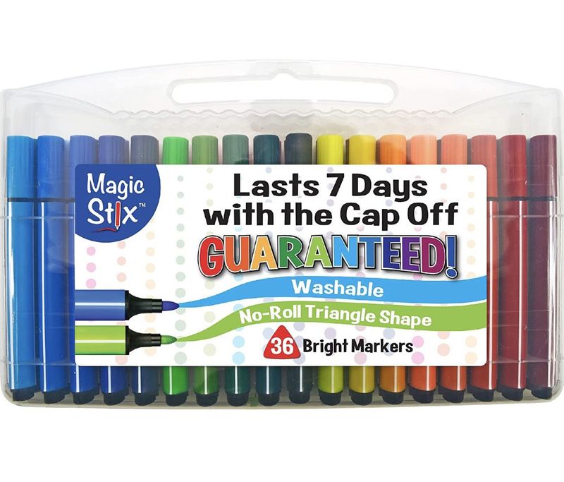 Magic Tri Stix 36 Color Cap off for 7 days