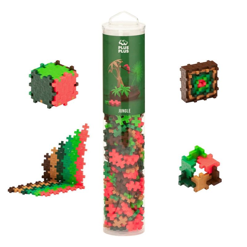 PLUS PLUS® Tube - 240 PC - Open Play Mix - Jungle Mix