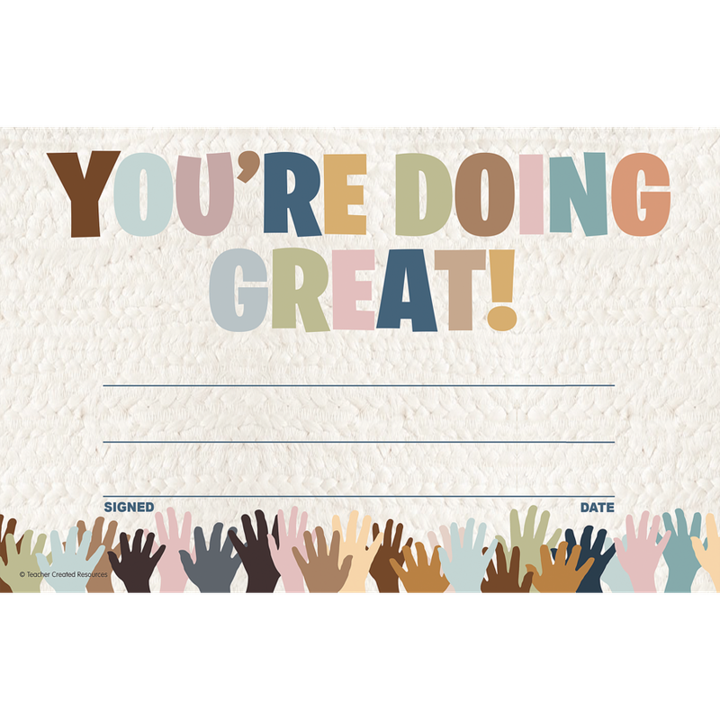 Everyone is Welcome You're Doing Great! Awards