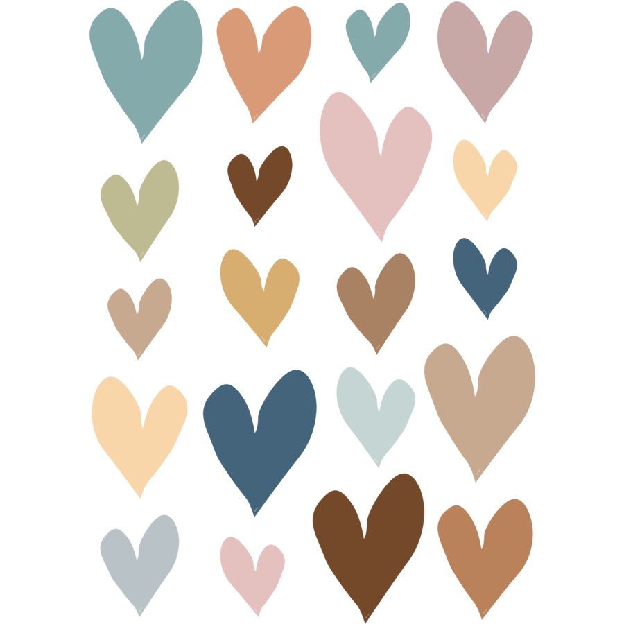 Everyone is Welcome Hearts Accents - Assorted Sizes