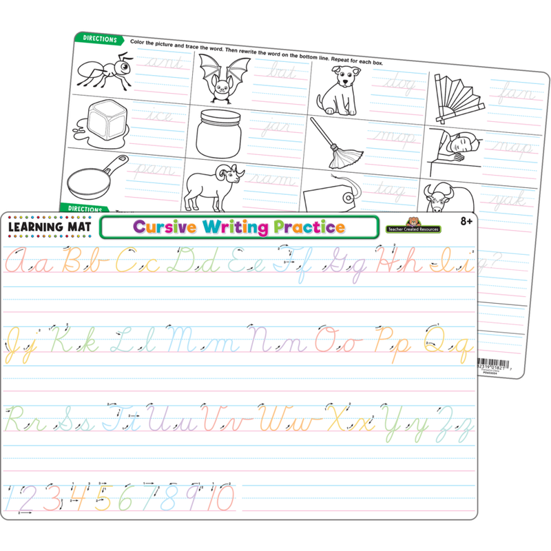 Cursive Writing Practice Learning Mat