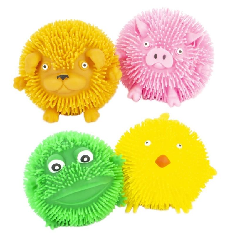 Fluffy Farm Puffer Balls - Assorted