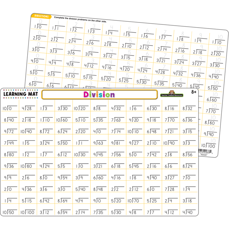 Division Learning Mat