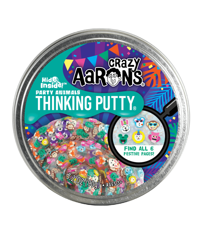 Crazy Aaron's® - Hide Inside!™ Party Animals Thinking Putty®