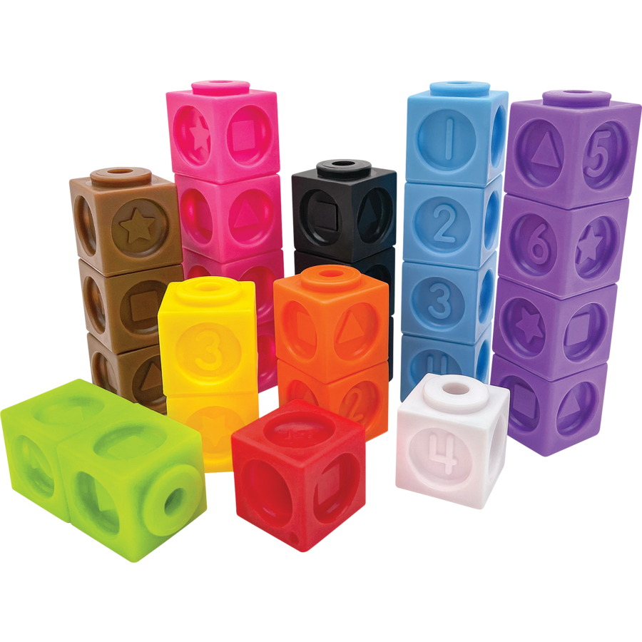 Numbers and Shapes Connecting Cubes