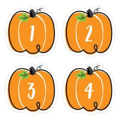Doodle Pumpkin Calendar Days