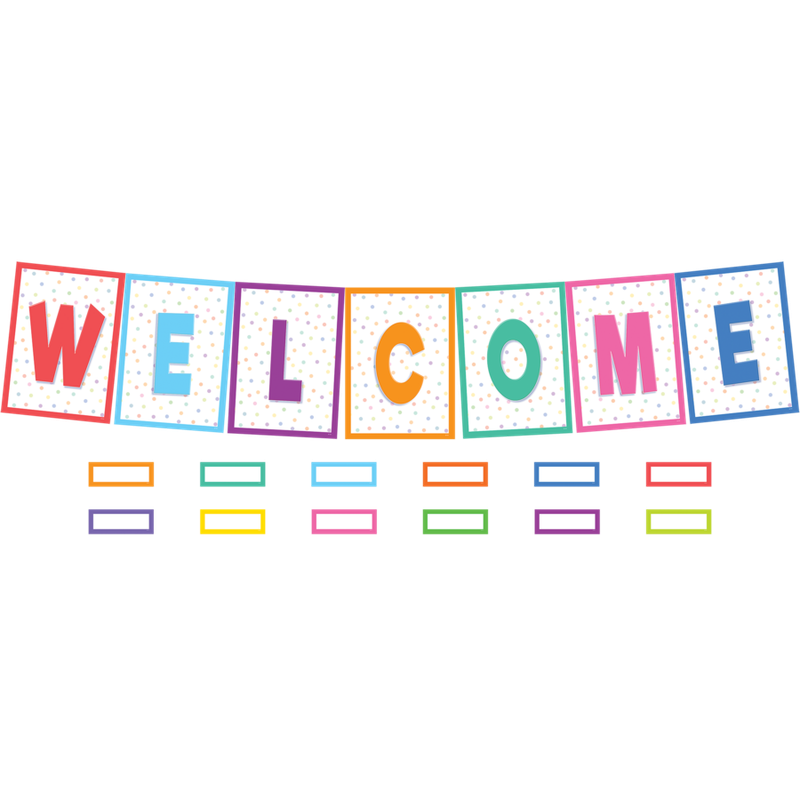 *Colorful Welcome Bulletin Board