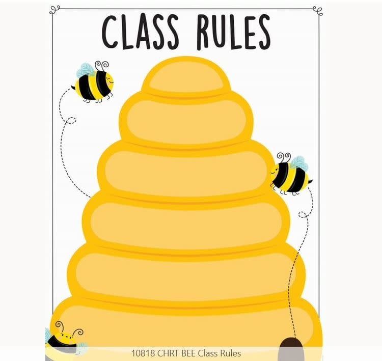 Busy Bees Class Rules Chart