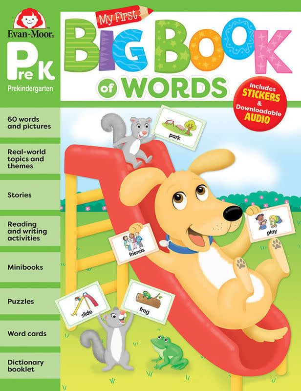 My First Big Book of Words, Grade PreK — Activity Book