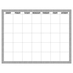 Buffalo Check Calendar Chart