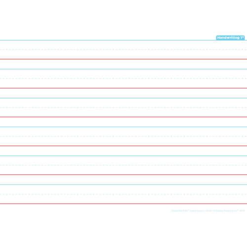 Handwriting 1", Space Savers, PosterMat Pals®, 13" X 9.5" Smart Poly®, Single Sided