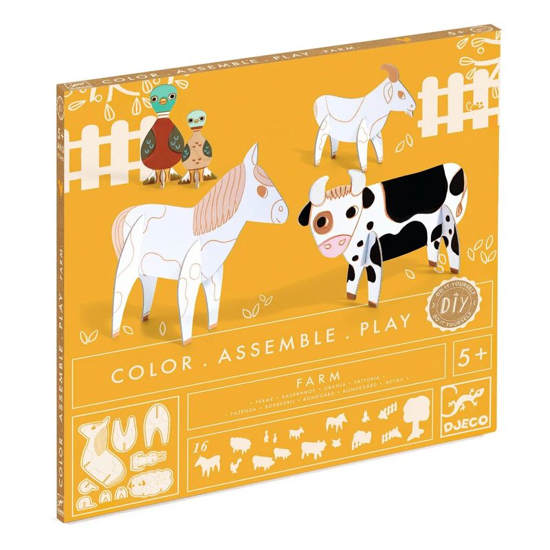 *Farm Color. Assemble. Play. DIY Craft Kit